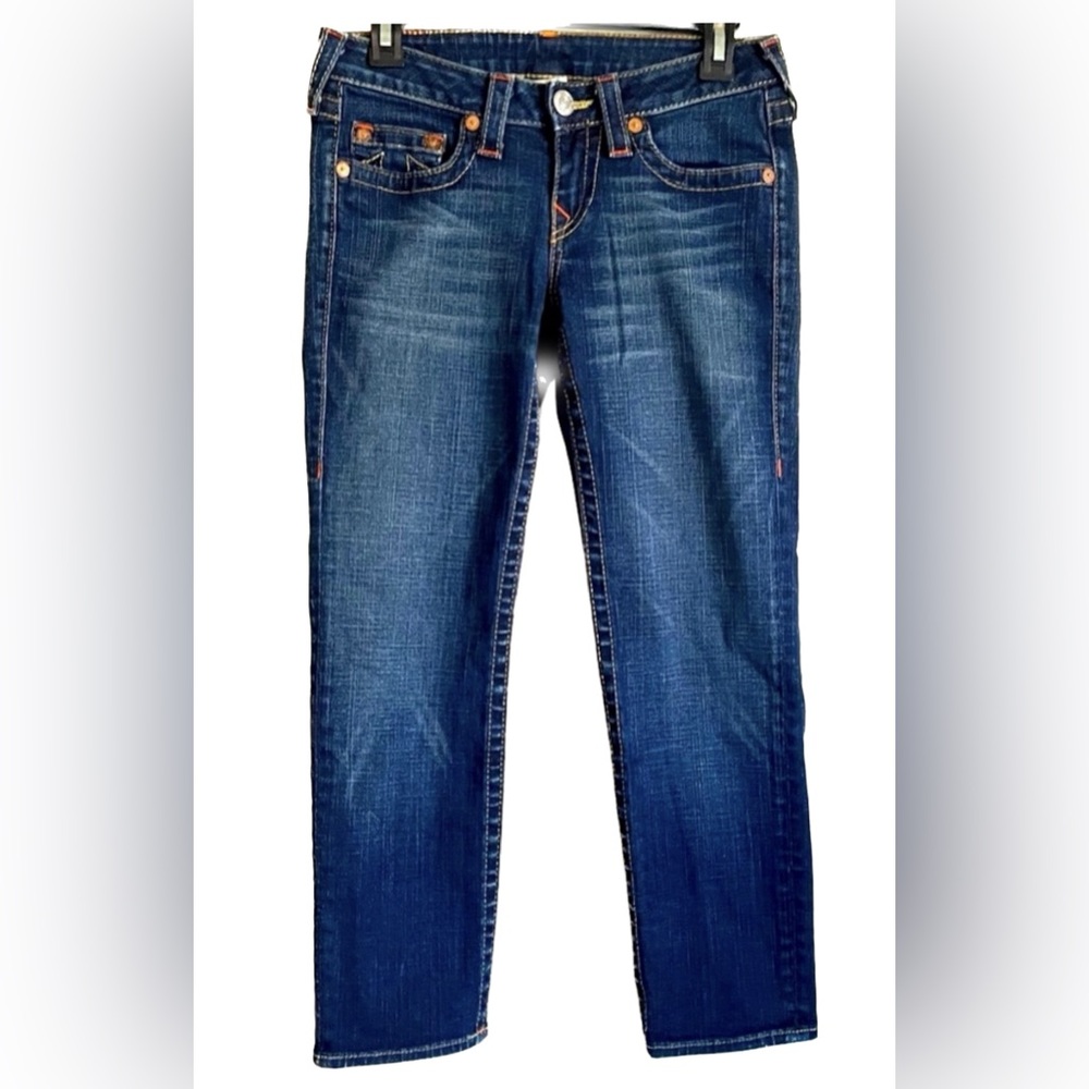 True Religion’s Kate Low-rise Stretch Capris Size 27